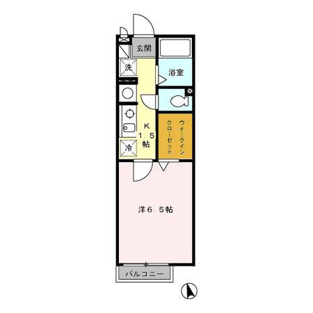 ドエルウエスト（203） 間取り図画像