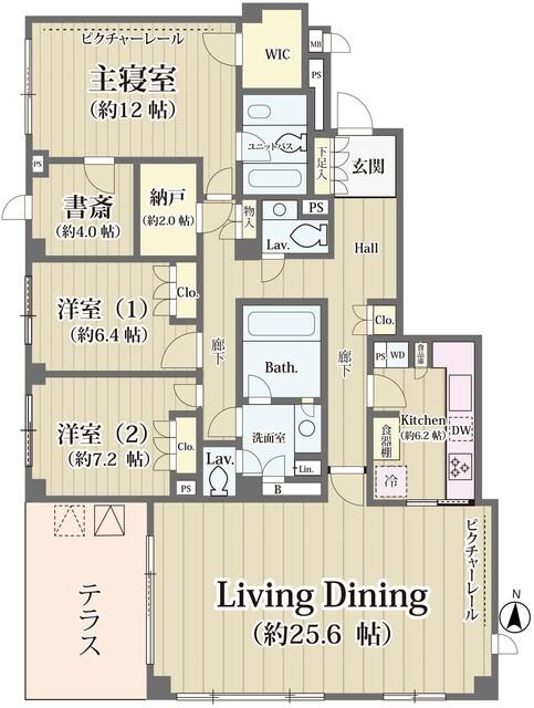  間取り図写真