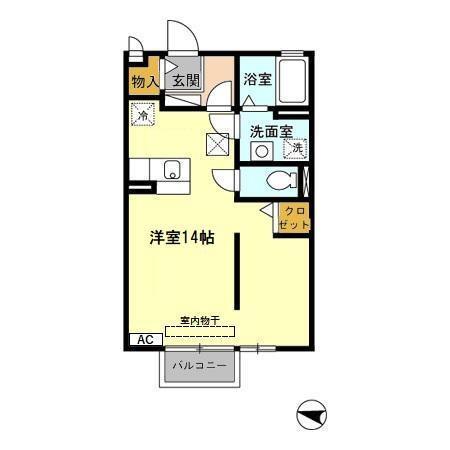 リーテリア南水元（102） 間取り図画像