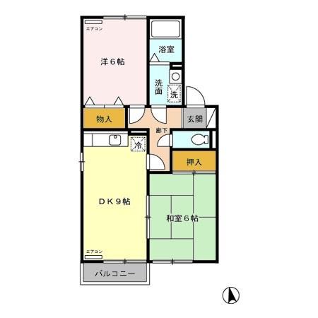 ガーデニア（203） 間取り図画像
