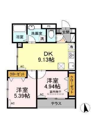 グラナーデ目白御留山（101） 間取り図画像