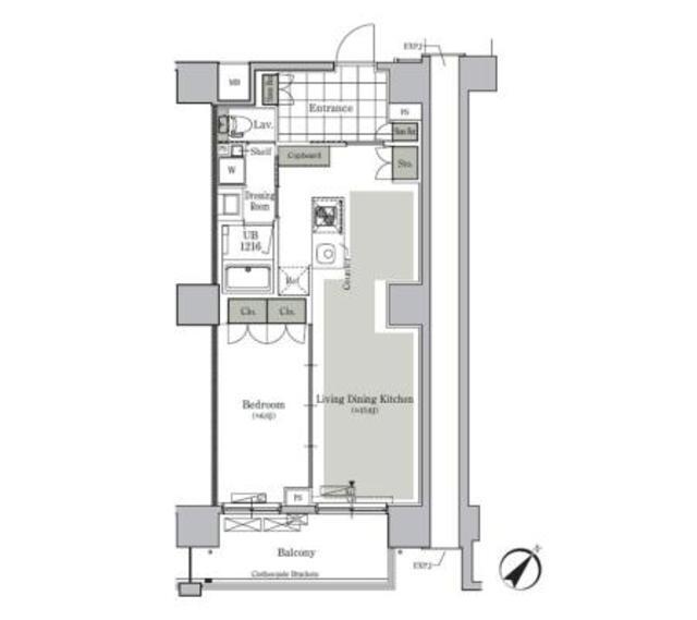 パークキューブ西ヶ原ステージ（1201） 間取り図画像