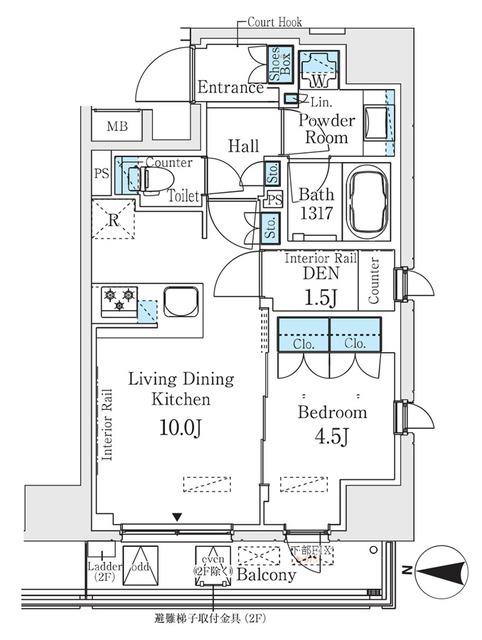 ベルファース錦糸町Ｓｏｕｔｈ（805） 間取り図画像