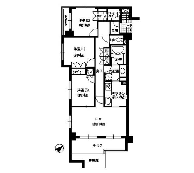  間取り図写真