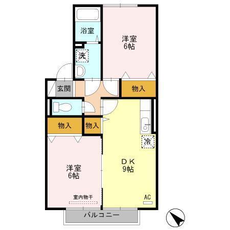 ドエル５９（205） 間取り図画像
