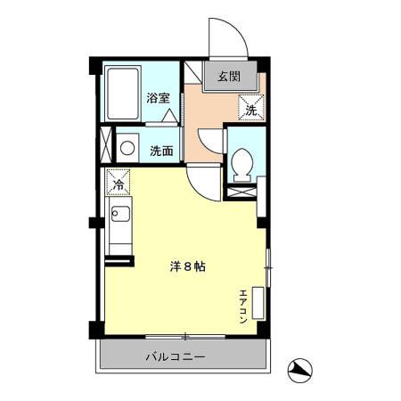 氷川台ヒルズ（306） 間取り図画像