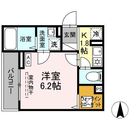 T&P TAKENOTSUKA（101） 間取り図画像