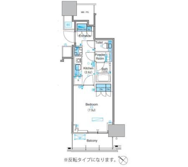 パークアクシス豊洲キャナル（1508） 間取り図画像
