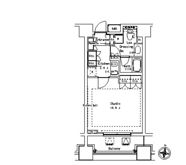 パークアクシス御茶ノ水ステージ（707） 間取り図画像