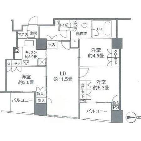 間取り図写真