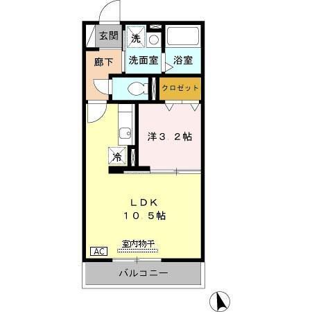 セゾントレビナ（303） 間取り図画像