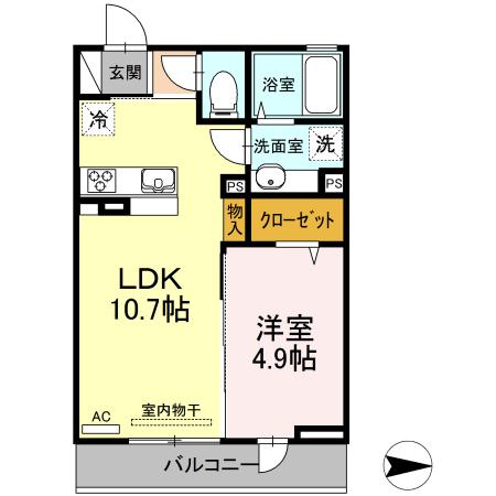 ヴィグノーブル上石神井（303） 間取り図画像