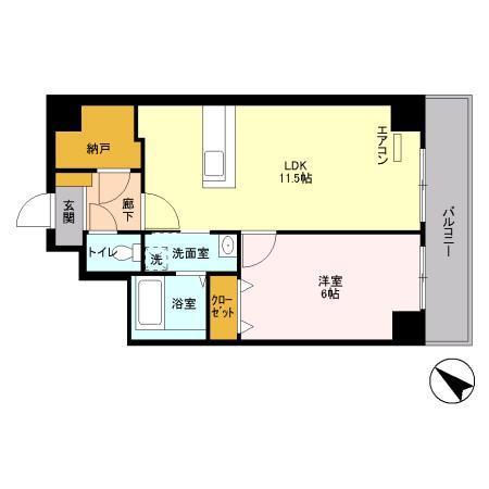 グランコート（802） 間取り図画像