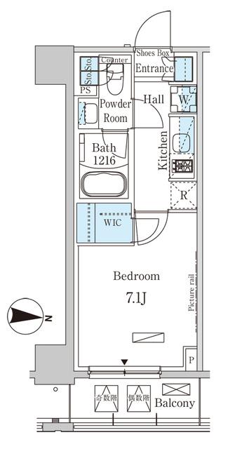 パークアクシス押上サウス（1004） 間取り図画像