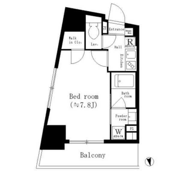 パークキューブ新板橋（1201） 間取り図画像