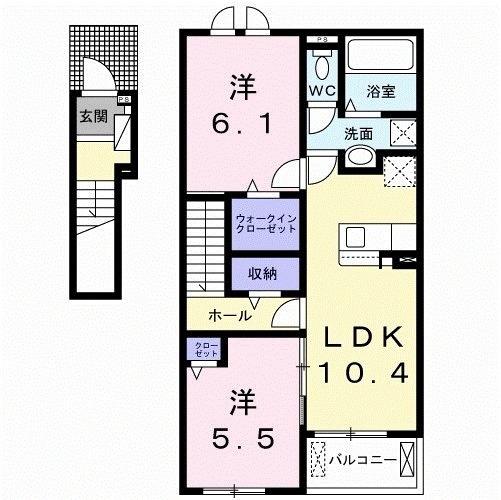 Ｋ−サルビア（202） 間取り図画像