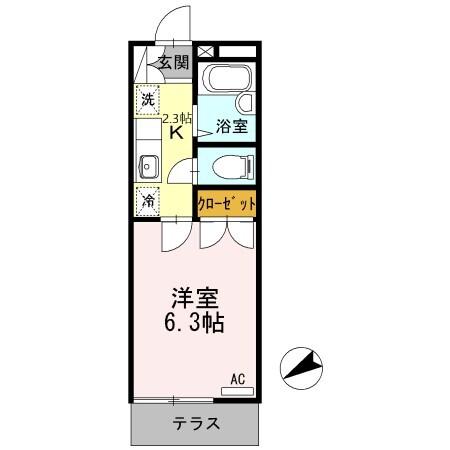 第Ⅱメゾン谷端（106） 間取り図画像