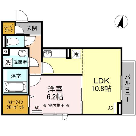 D-room煌（キララ）（202） 間取り図画像