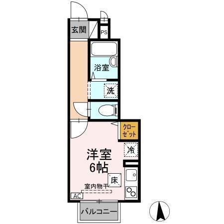 セフィーラ大南（102） 間取り図画像