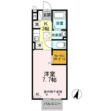 ヴェルデⅡ（103） 間取り図画像