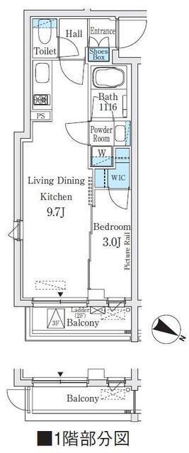 イプセ東高円寺（107） 間取り図画像