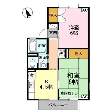 カーサカルム（101） 間取り図画像