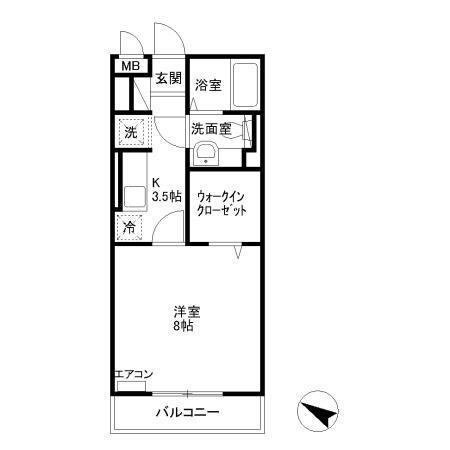 ローテ・ローゼ（207） 間取り図画像