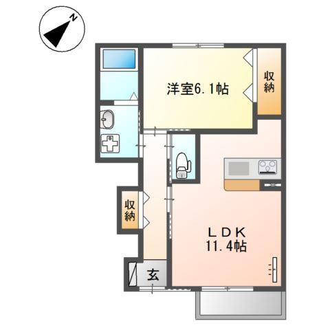 ｅ-フォレスト 間取り図画像