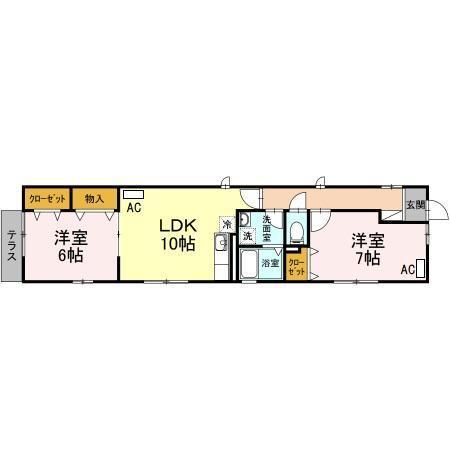 ステラⅡ（101） 間取り図画像