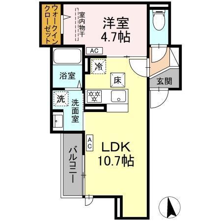 セレスティア豊島N（103） 間取り図画像