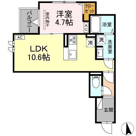 セレスティア豊島N（302） 間取り図画像
