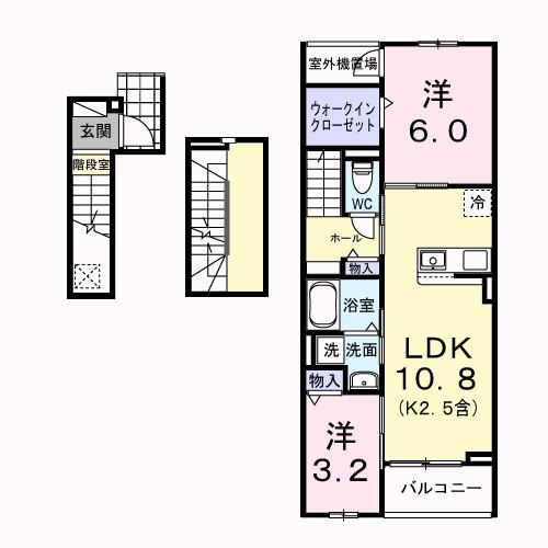 花水木（302） 間取り図画像