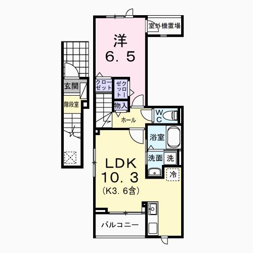 花水木（203） 間取り図画像