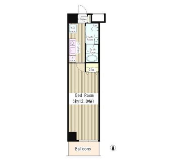 ＲＥＳＩＤＥＮＣＥ　ＳＡＴＳＵＭＡ（203） 間取り図画像