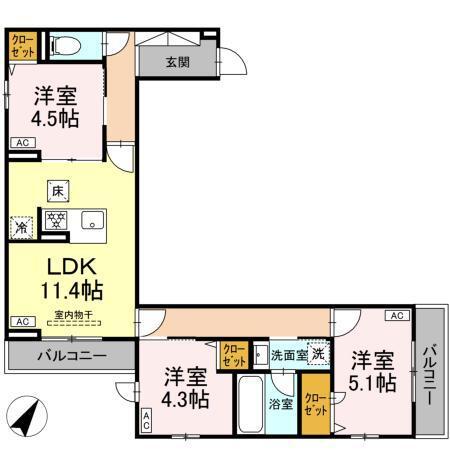  間取り図写真