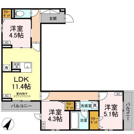  間取り図写真