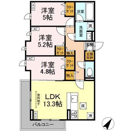  間取り図写真