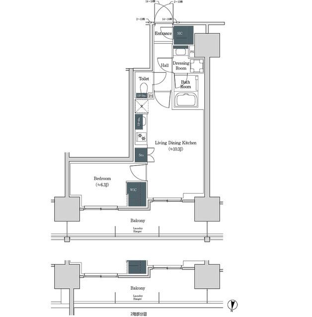 ブルックサイドレジデンス木場（834） 間取り図画像