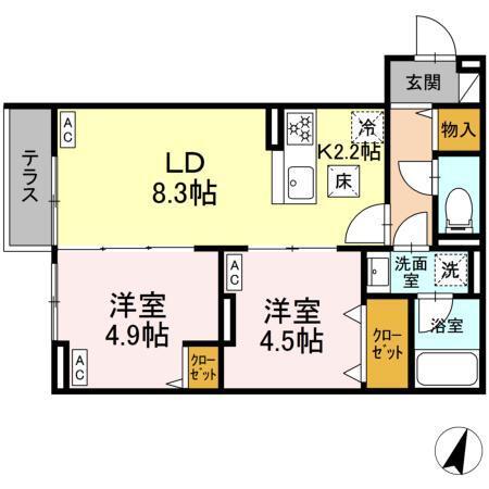  間取り図写真