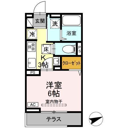 セレスティア柴又Ⅵ（105） 間取り図画像
