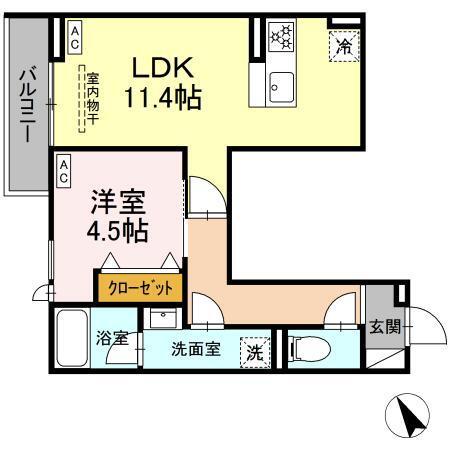 セレスティア桜上水（203） 間取り図画像