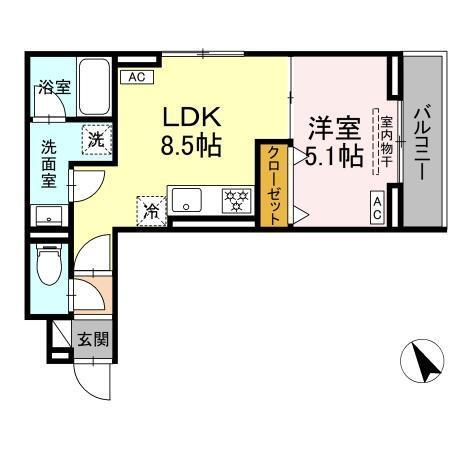 セレスティア桜上水（206） 間取り図画像