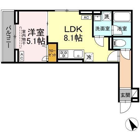 セレスティア桜上水（207） 間取り図画像