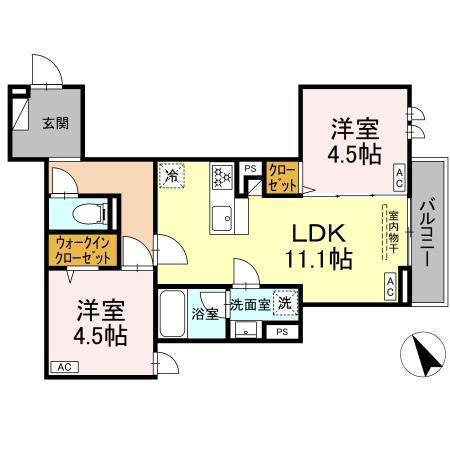 セレスティア桜上水（301） 間取り図画像