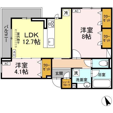 CASA de MaNa 吉祥寺　1（302） 間取り図画像