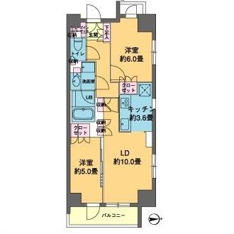 カスタリア東日本橋（0305） 間取り図画像
