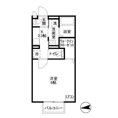 シャルマン（203） 間取り図画像