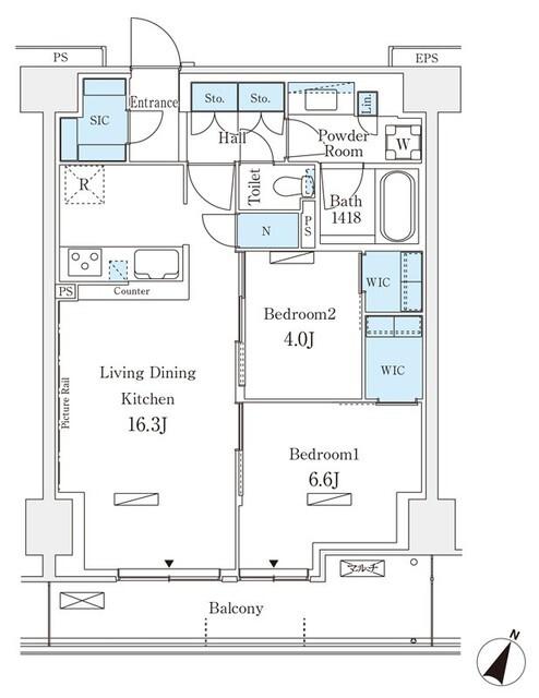 ロイヤルパークス赤羽ノース（1010） 間取り図画像
