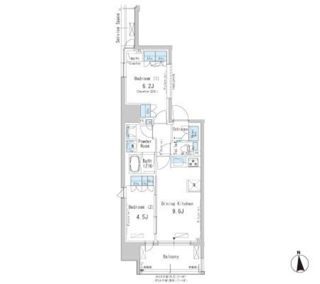 パークアクシス新御徒町Ｅａｓｔ（503） 間取り図画像