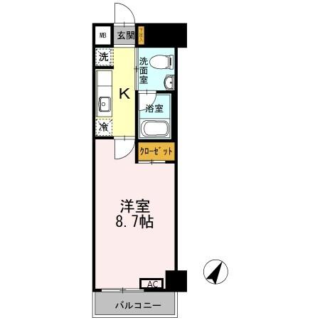 カスタリア神保町（0605） 間取り図画像